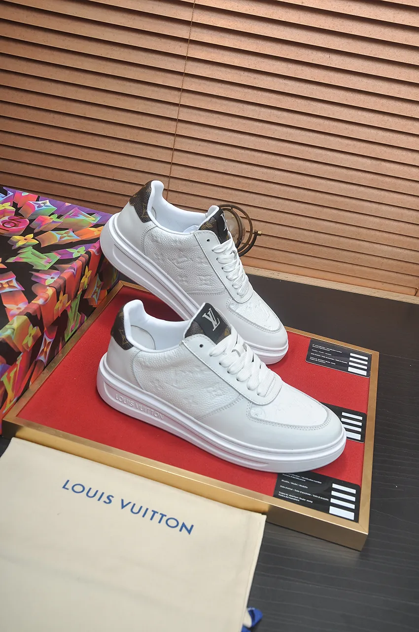 Men's shoes 💰540💶[LOUIS VUITTON] Original order price (water-dyed cowhide lining) new model 🍀LV Louis Vuitton * - top version of LV classic trendy shoes! Made of imported original cowhide, water-dyed cowhide lining, and original wear-resistant rubber outsole! High quality products! Code number 38-45 (45 is custom-made and cannot be returned or exchanged)